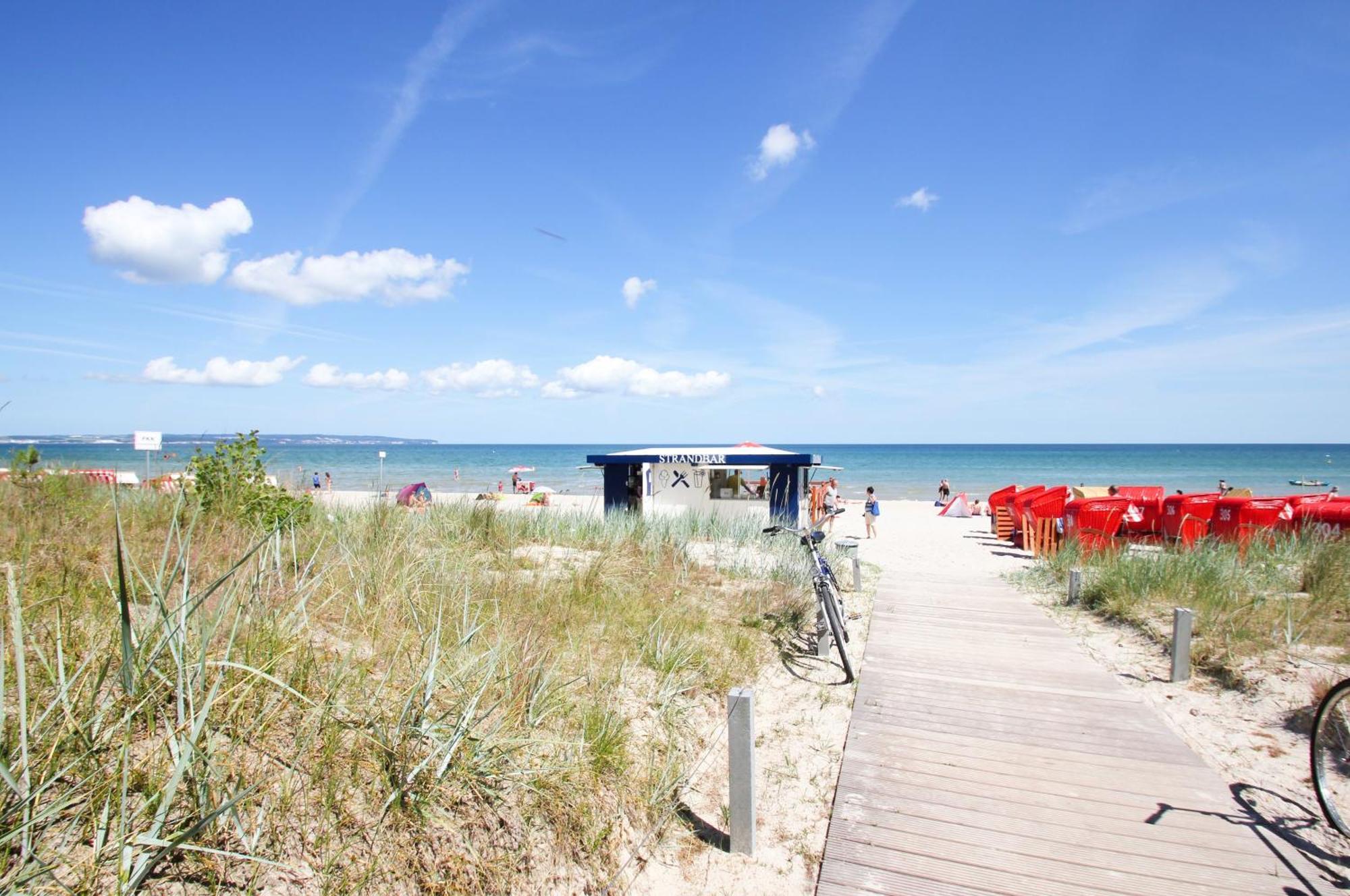 Aparthotel Ostsee Fewo 6 Balkon, Meerblick, Strand บินซ์ ภายนอก รูปภาพ